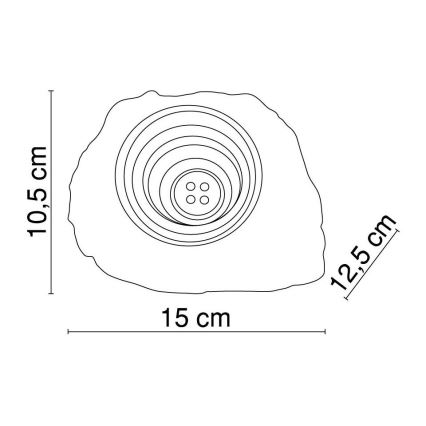 Globo - LOT 3x Lampe solaire LED/1,2V IP44