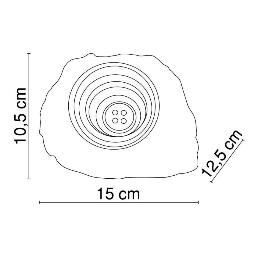 Globo 3302 - Lampe solaire décorative 4xLED/0,06W/3,2V IP44