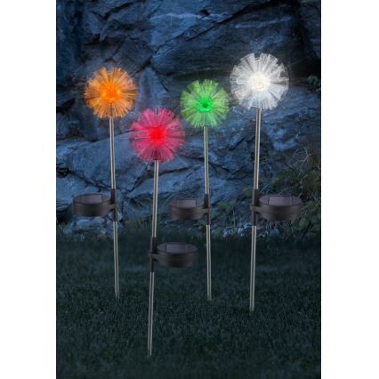 Globo 33054-16 - LED Lampe solaire LED/1,2V IP44 rose