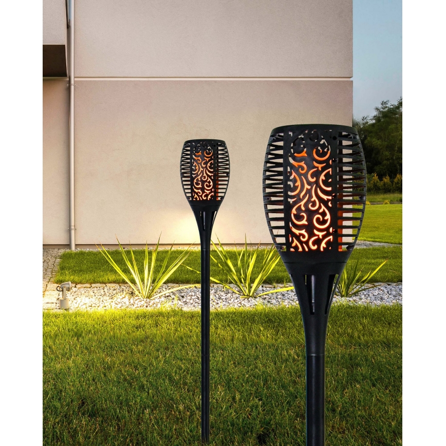 Globo - Lampe solaire LED/5,4W/3V 1800K IP44 noir