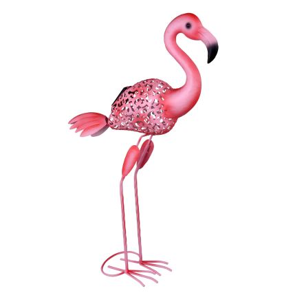 Globo - Lampe solaire LED/3V IP44 300 mAh flamant rose