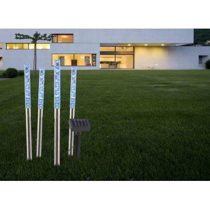 Globo - LOT 4x Lampe solaire 4xLED/0,07W IP44 600 mAh