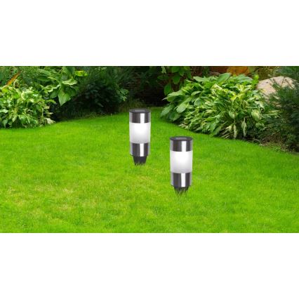 Globo - LOT 3x Lampe solaire LED/0,06W/3,2V IP44