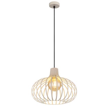 Globo - Suspension sur câble 1xE27/40W/230V beige