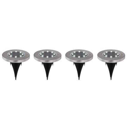 Globo - LOT 4x Lampe solaire LED/0,1W/3V IP44