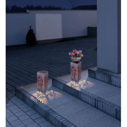 Globo - Luminaire solaire LED avec jardinière LED/3V IP44 300 mAh