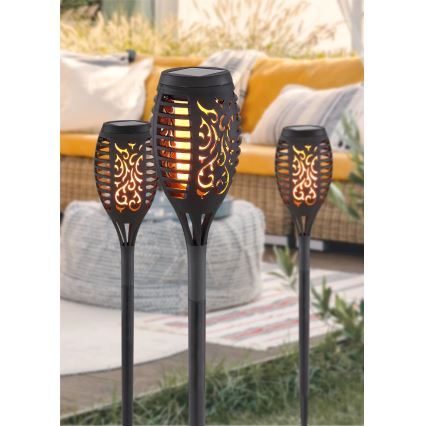 Globo - LOT 3x Lampe solaire LED/0,1W/3V IP44
