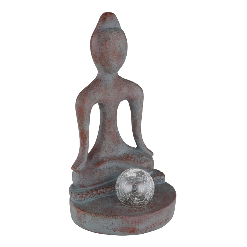 Globo - Lampe solaire LED 3V IP44 200 mAh, statue de Bouddha