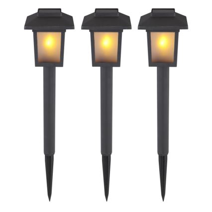 Globo - LOT 3x Lampe solaire 3xLED/1,2V IP44