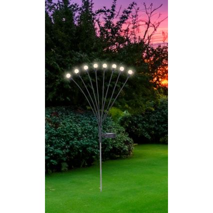 Globo - Éclairage solaire 8xLED/0,06W/3,2V 3000K IP44 300 mAh