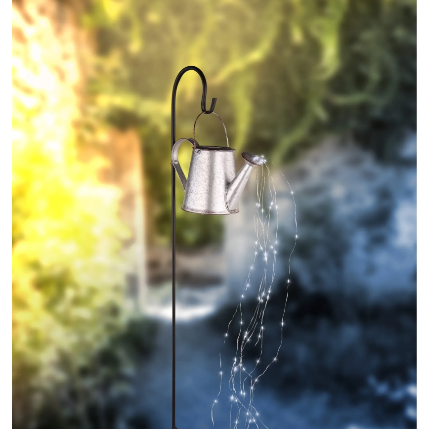 Globo - Lampe solaire LED 3 V IP44 300 mAh en forme de bouilloire