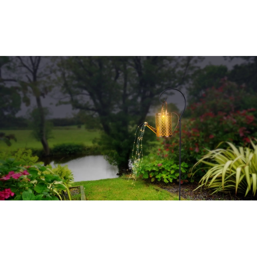 Globo - Lampe solaire LED 3,2 V IP44, 500 mAh en forme de bouilloire