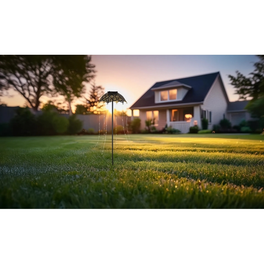 Globo - Luminaire solaire LED 3V IP44 300 mAh, modèle parapluie