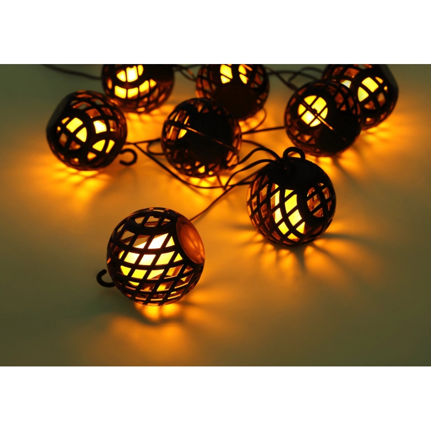 Globo - Guirlande décorative solaire 98xLED/0,1W/3V 410 cm IP44 600 mAh