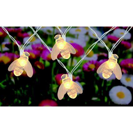 Globo - Guirlande solaire 20xLED/0,06W/3V IP44