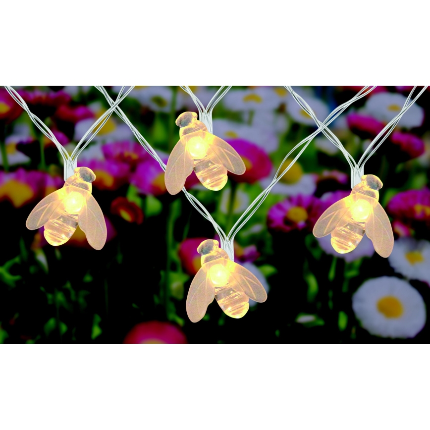 Globo - Guirlande solaire 20xLED/0,06W/3V IP44