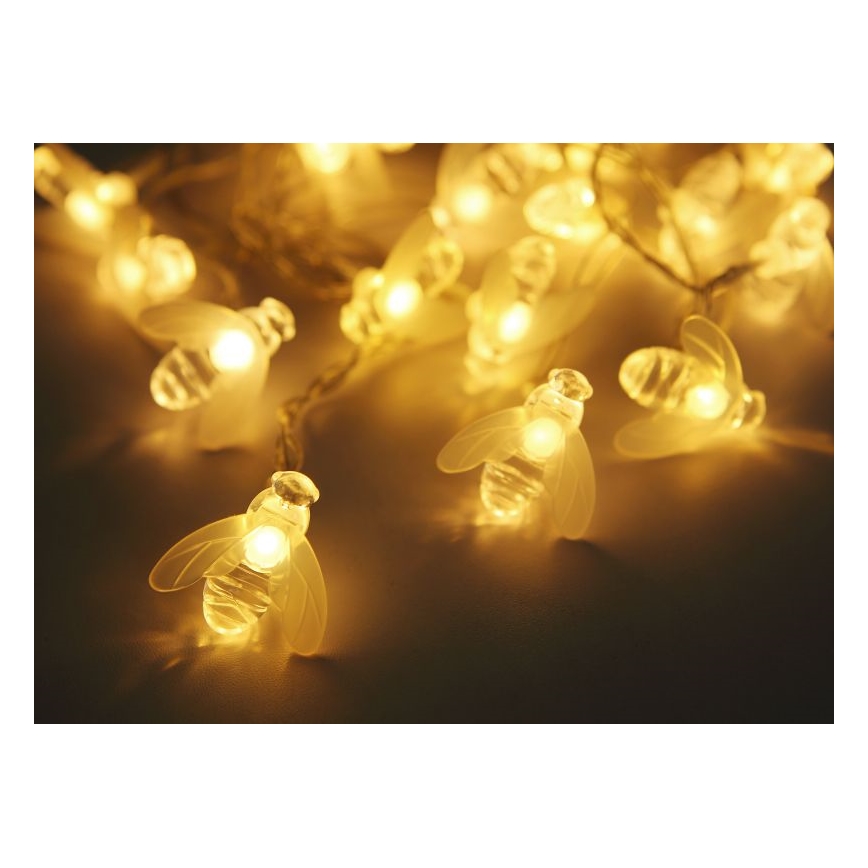 Globo - Guirlande solaire 20xLED/0,06W/3V IP44