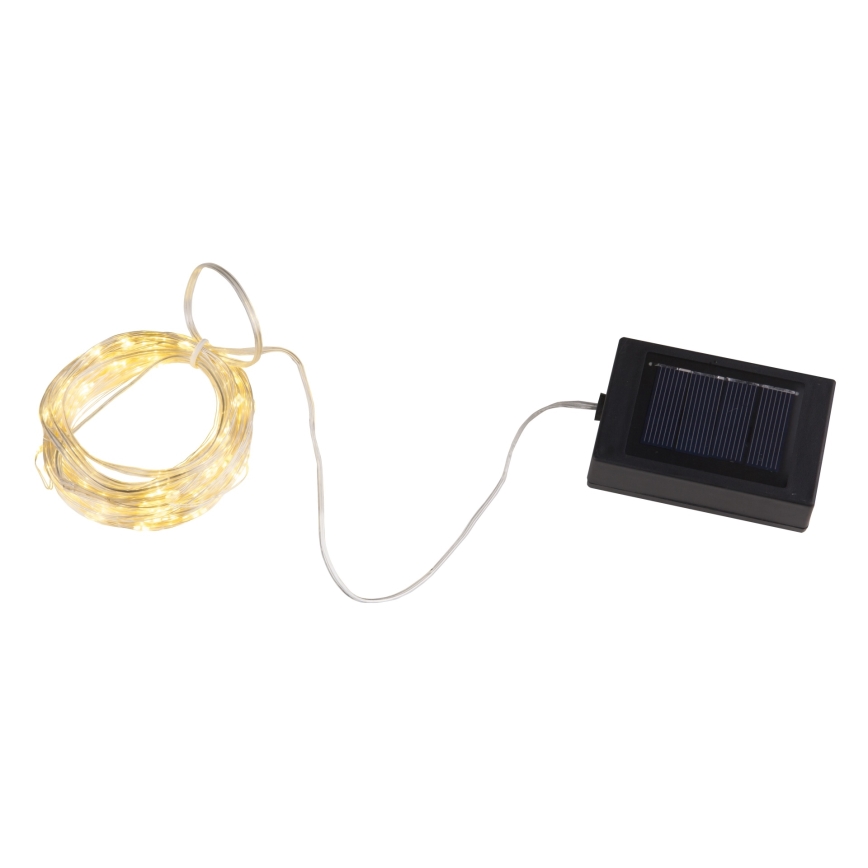 Globo - Guirlande solaire à 120 LED, 3,2 V, IP44, 13,4 m, 600 mAh