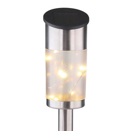 Globo - LOT 2x Lampe solaire 10xLED/0,06W/1,2V IP44