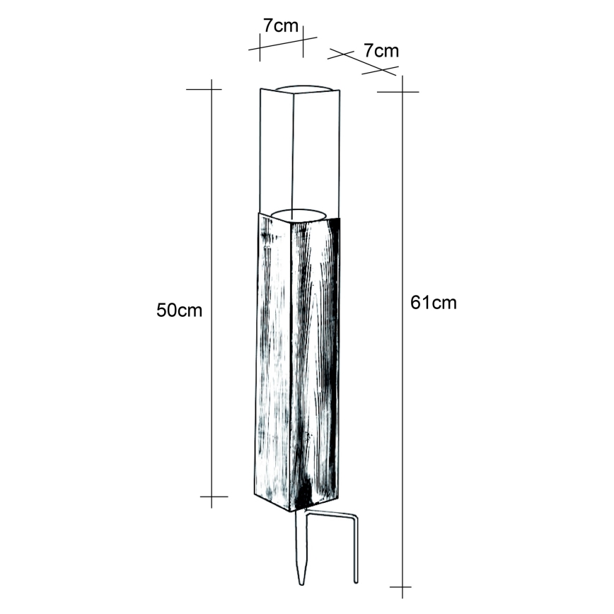 Globo 33886 - LED Lampe solaire LED/1,2V IP44
