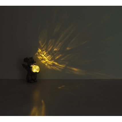 Globo - Décoration solaire LED LED/0,02W/3V IP44 dragon 300 mAh