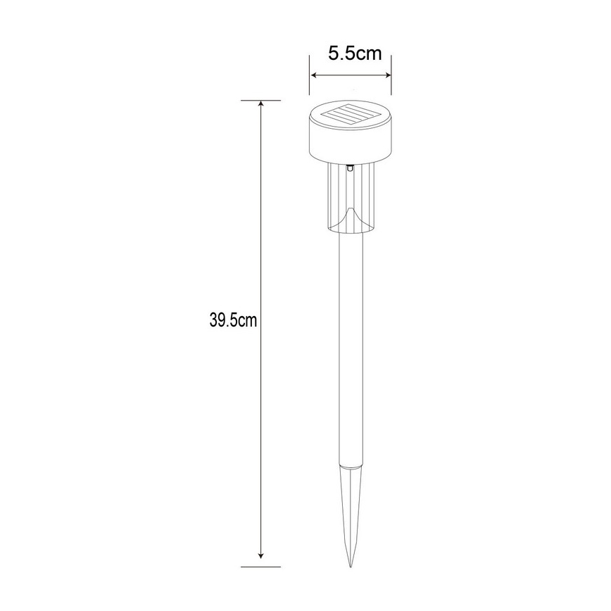 Globo - Lampe solaire LED/0,06W/1,2V IP44 200 mAh