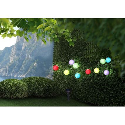 Globo 33971 - Guirlande solaire LED 10xLED/0,06W/1,2V IP44