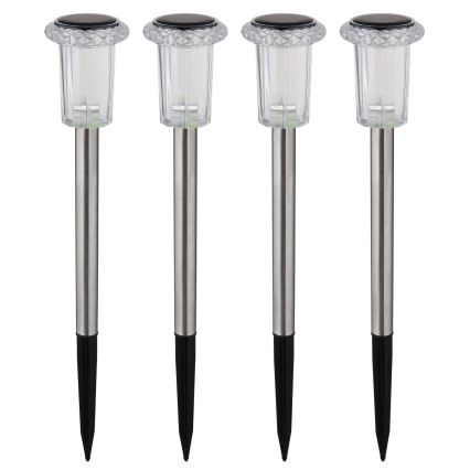 Globo - LOT 4x Éclairage solaire LED/0,06W/1,2V IP44