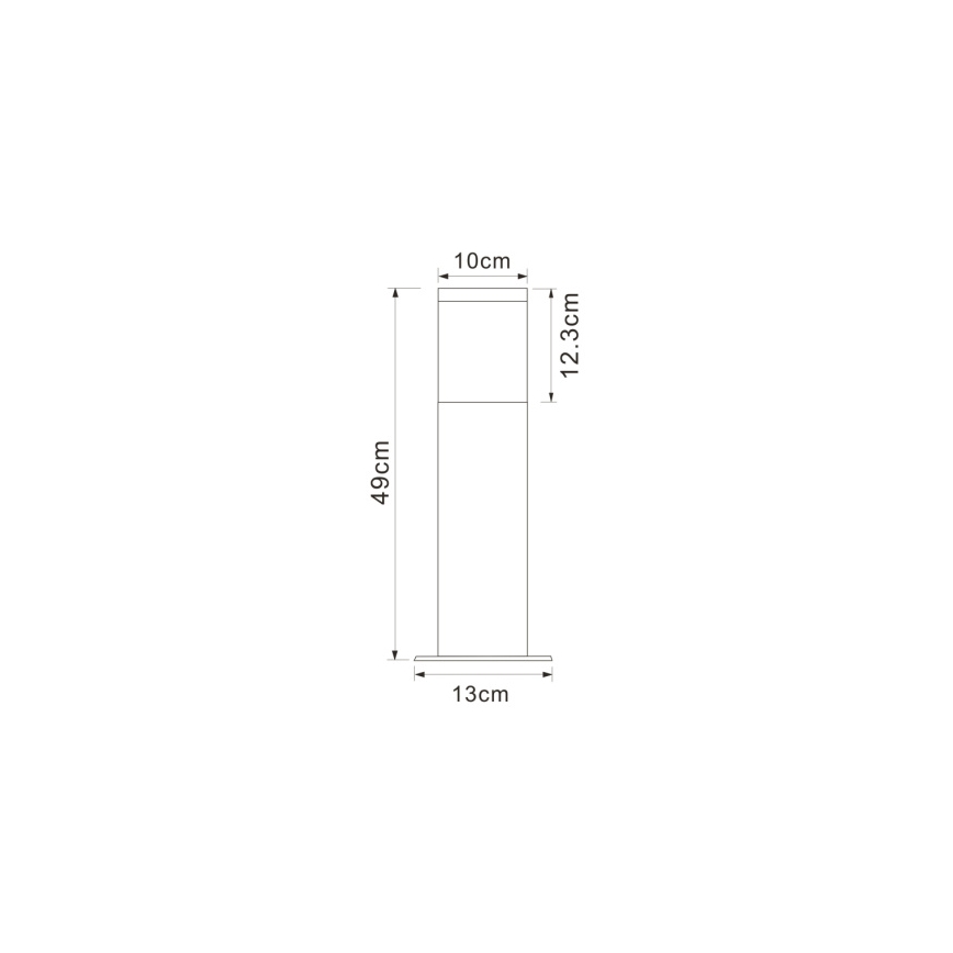 Globo - Lampadaire extérieur 1xE27/60W/230V IP44