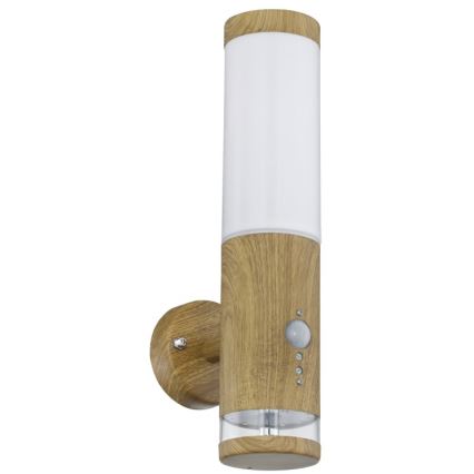 Globo - Applique murale d'extérieur avec détecteur 1xE27/15W/230V IP44