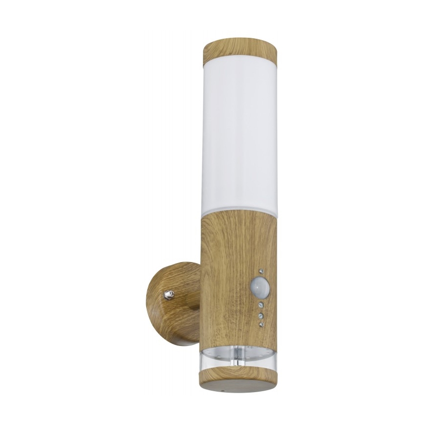 Globo - Applique murale d'extérieur avec détecteur 1xE27/15W/230V IP44