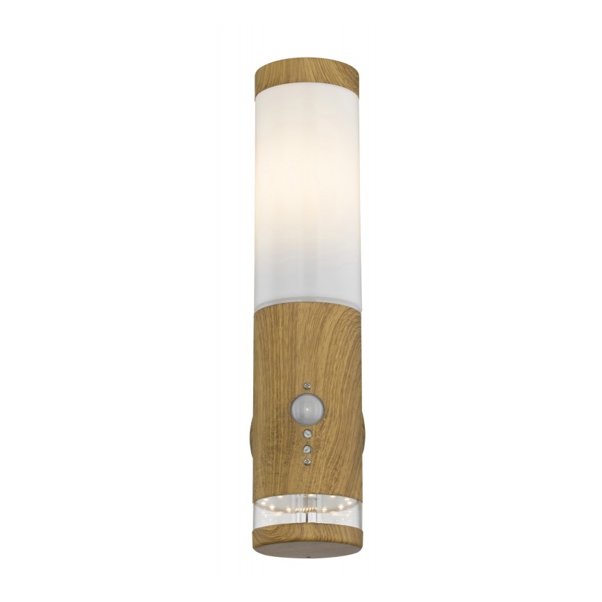 Globo - Applique murale d'extérieur avec détecteur 1xE27/15W/230V IP44