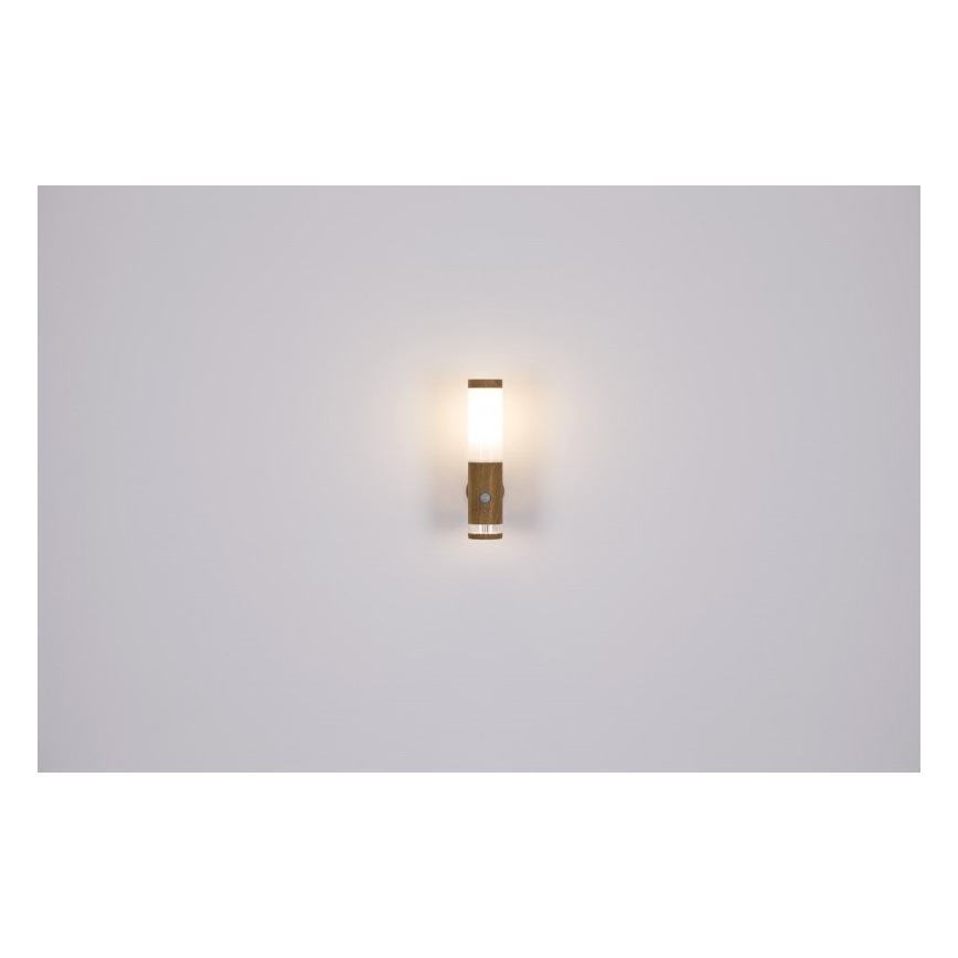 Globo - Applique murale d'extérieur avec détecteur 1xE27/15W/230V IP44