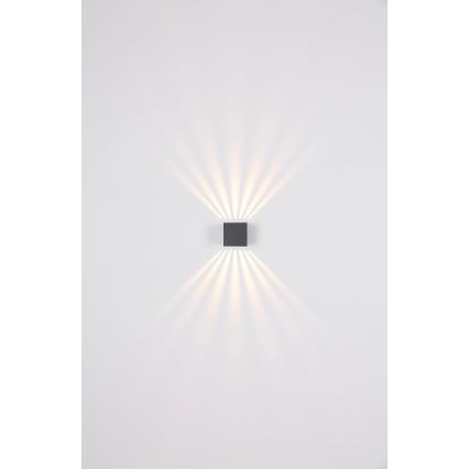 Globo - Applique murale d'extérieur LED/6W/230V IP54 anthracite