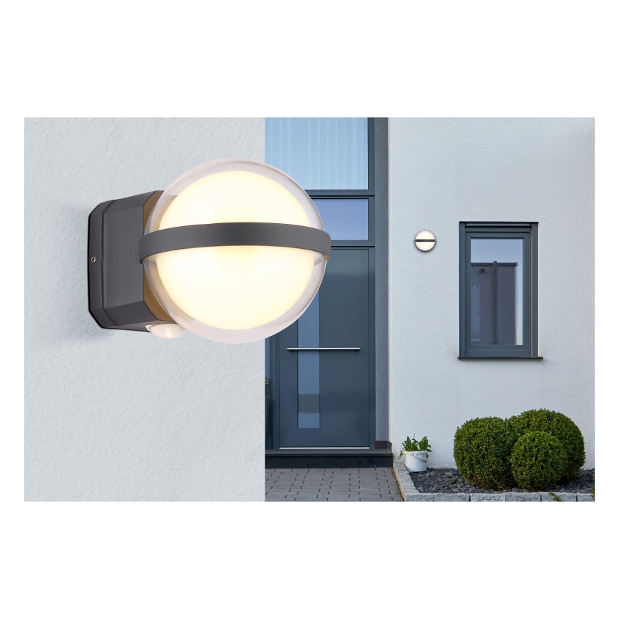 Globo - Applique murale extérieure LED/12W/230V IP54 noir