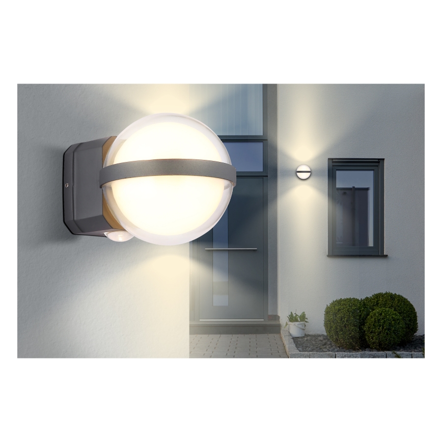 Globo - Applique murale extérieure LED/12W/230V IP54 noir