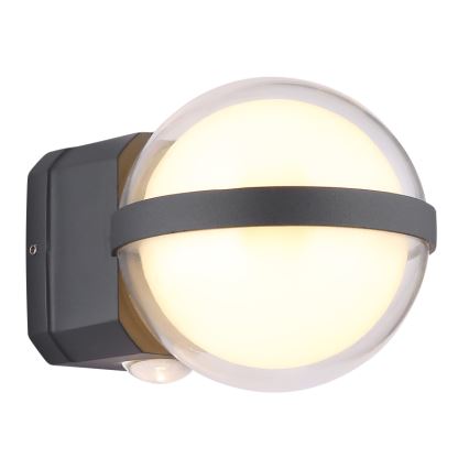 Globo - Applique murale extérieure LED/12W/230V IP54 noir