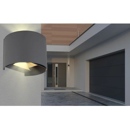 Globo - Applique murale d'extérieur LED 2xLED/3W/230V IP54