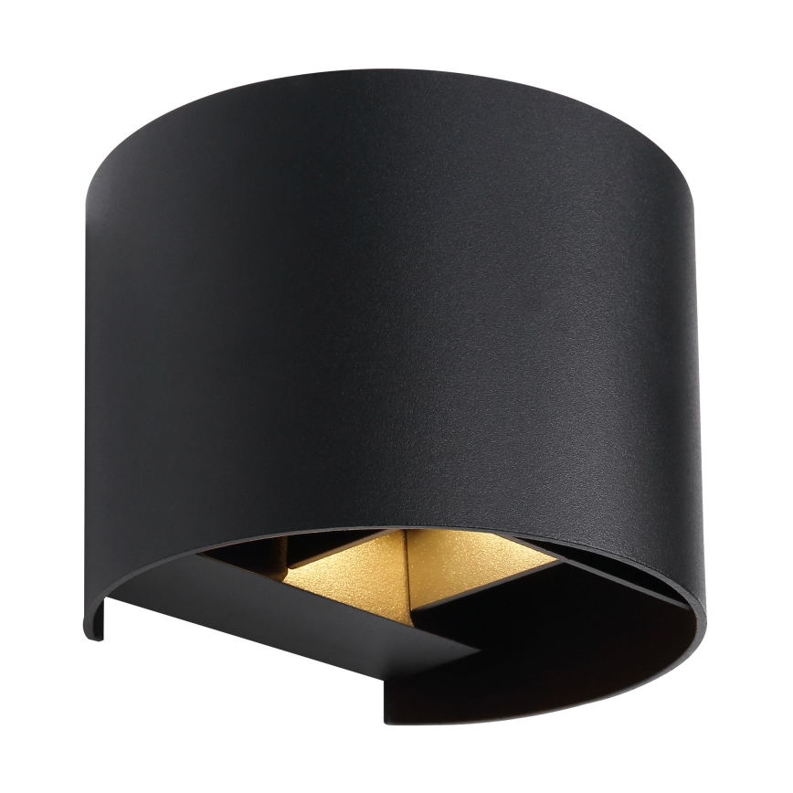 Globo - Applique murale d'extérieur LED 2x LED/3W/230V IP54 noire
