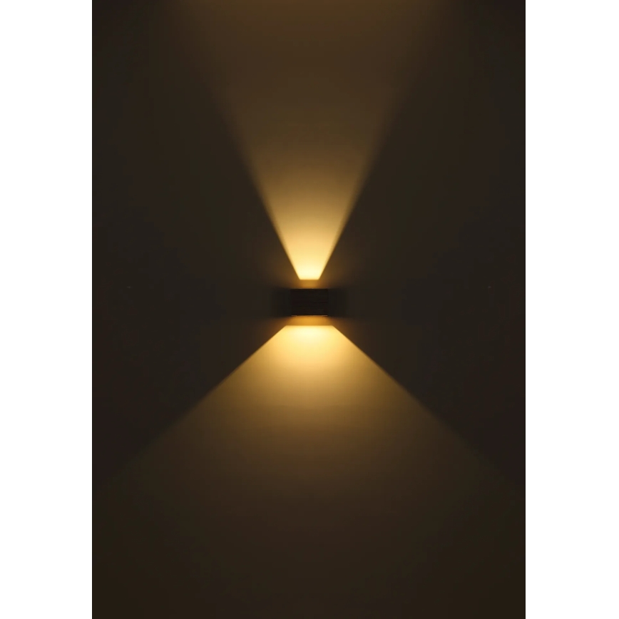 Globo - Applique murale extérieure LED avec détecteur 2xLED/3W/230V IP54