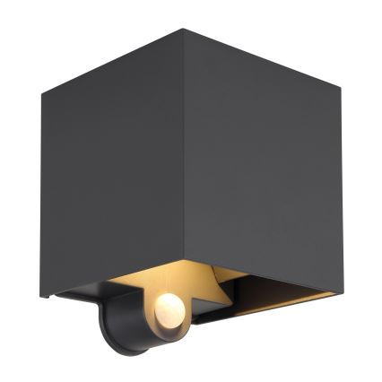 Globo - Applique murale extérieure LED avec détecteur 2xLED/3W/230V IP54