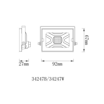 Globo - Projecteur LED/10W/230V IP65