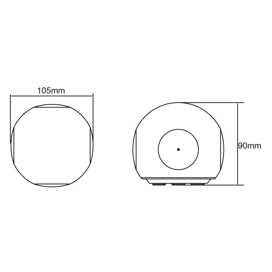 Globo - Applique murale extérieure LED/4,5W/230V IP54