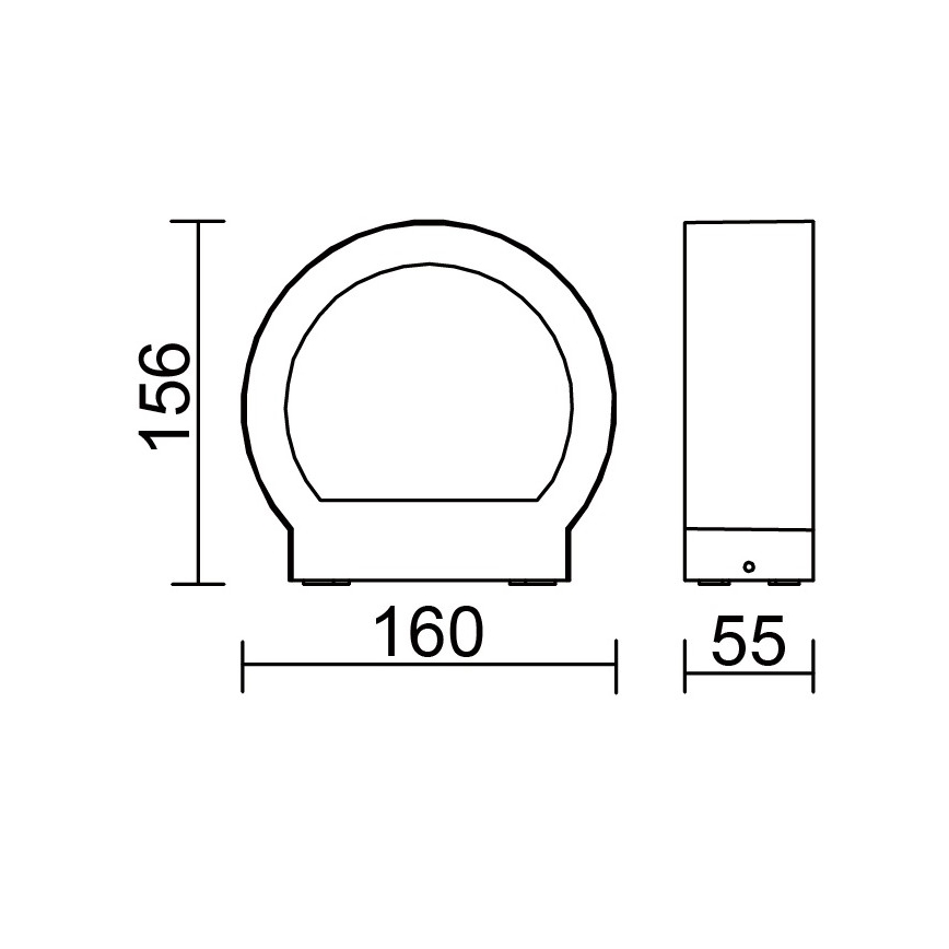 Globo - Applique murale d'extérieur LED/6W/230V IP54