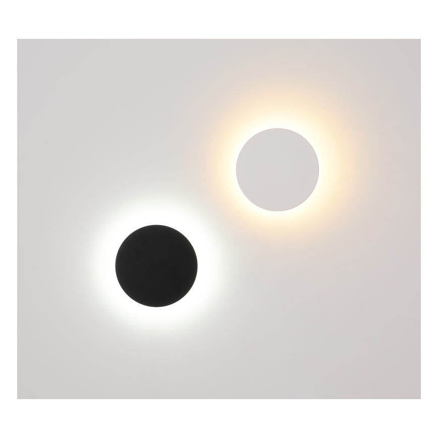 Globo - Applique murale extérieure LED/15W/230V 3000/4000/6000K d. 25,2 cm IP44 noir