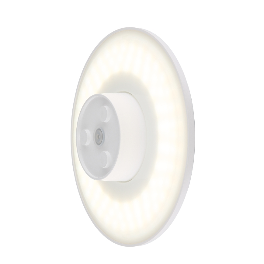 Globo - Applique murale extérieure LED/15W/230V 3000/4000/6000K d. 25,2 cm IP44 blanc