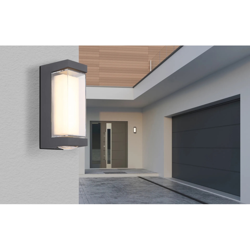 Globo - Applique murale extérieure LED/12W/230V 3000K IP54 anthracite