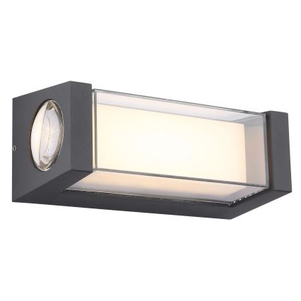 Globo - Applique murale extérieure LED/12W/230V 3000K IP54 anthracite