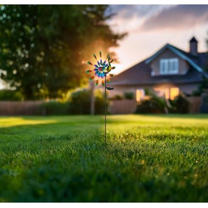 Globo - Décoration solaire LED/0,06W/3V IP44 paon