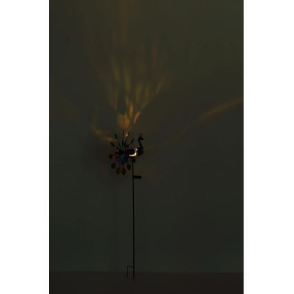Globo - Décoration solaire LED/0,06W/3V IP44 paon